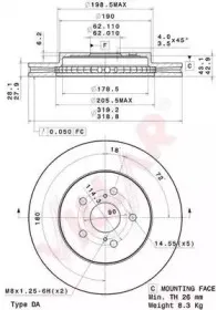 Тормозной диск VILLAR купить