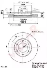 Тормозной диск VILLAR купить