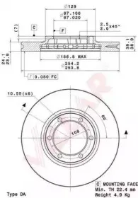 Тормозной диск VILLAR купить