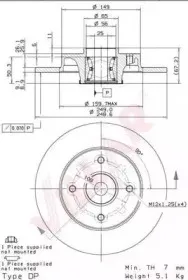 Тормозной диск VILLAR купить