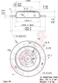 Тормозной диск VILLAR купить