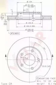 Тормозной диск VILLAR купить