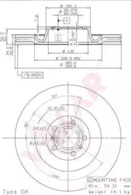 Тормозной диск VILLAR купить