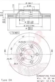 Тормозной диск VILLAR купить