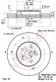 Тормозной диск VILLAR купить