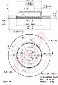 Тормозной диск VILLAR купить