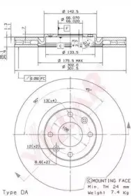 Тормозной диск VILLAR купить