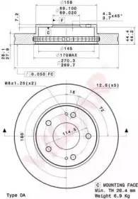 Тормозной диск VILLAR купить