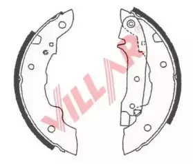 Комплект тормозных колодок VILLAR купить