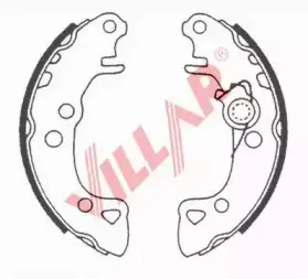 Комплект тормозных колодок VILLAR купить