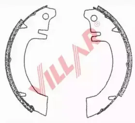 Комплект тормозных колодок VILLAR купить