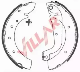 Комплект тормозных колодок VILLAR купить