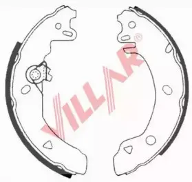 Комплект тормозных колодок VILLAR купить