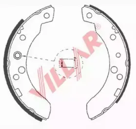 Комплект тормозных колодок VILLAR купить