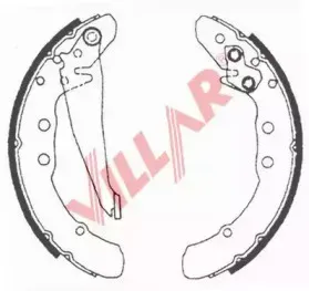 Комплект тормозных колодок VILLAR купить
