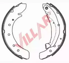Комплект тормозных колодок VILLAR купить