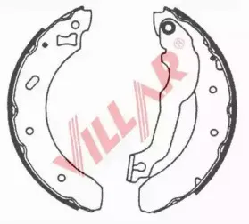 Комплект тормозных колодок VILLAR купить