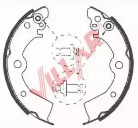 Комплект тормозных колодок VILLAR купить