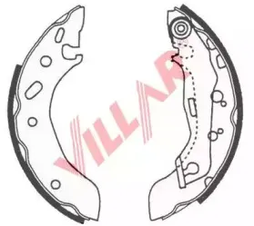 Комплект тормозных колодок VILLAR купить