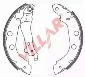 Комплект тормозных колодок VILLAR купить