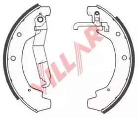 Комплект тормозных колодок VILLAR купить