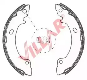 Комплект тормозных колодок VILLAR купить
