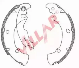 Комплект тормозных колодок VILLAR купить