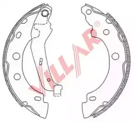 Комплект тормозных колодок VILLAR купить