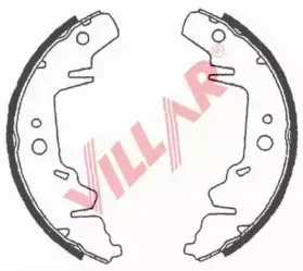 Комплект тормозных колодок VILLAR купить