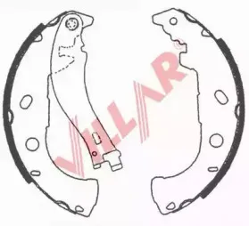 Комплект тормозных колодок VILLAR купить