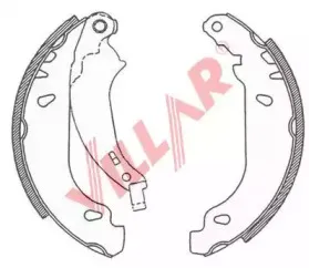 Комплект тормозных колодок VILLAR купить