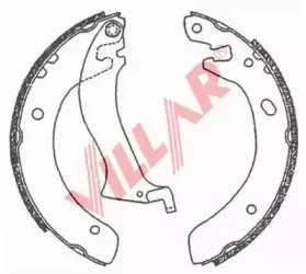 Комплект тормозных колодок VILLAR купить