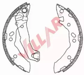 Комплект тормозных колодок VILLAR купить