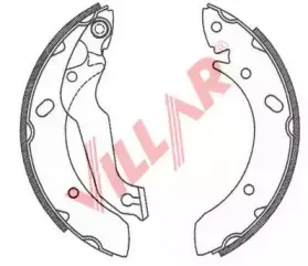 Комплект тормозных колодок VILLAR купить