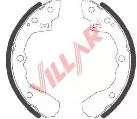 Комплект тормозных колодок VILLAR купить
