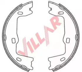 Комплект тормозных колодок, стояночная тормозная система VILLAR купить
