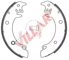 Комплект тормозных колодок VILLAR купить