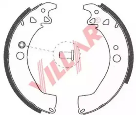 Комплект тормозных колодок VILLAR купить