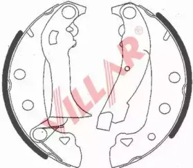 Комплект тормозных колодок VILLAR купить