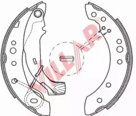 Комплект тормозных колодок VILLAR купить