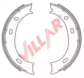 Комплект тормозных колодок, стояночная тормозная система VILLAR купить