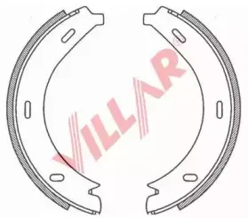 Комплект тормозных колодок, стояночная тормозная система VILLAR купить
