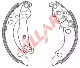 Комплект тормозных колодок VILLAR купить