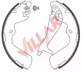 Комплект тормозных колодок VILLAR купить