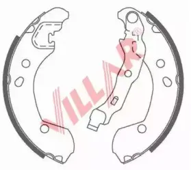 Комплект тормозных колодок VILLAR купить