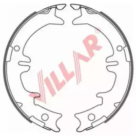 Комплект тормозных колодок, стояночная тормозная система VILLAR купить