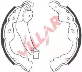 Комплект тормозных колодок VILLAR купить