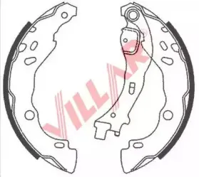 Комплект тормозных колодок VILLAR купить