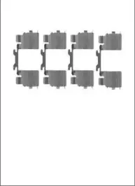 Комплектующие, колодки дискового тормоза MOTAQUIP купить