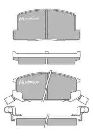 Комплект тормозных колодок, дисковый тормоз MOTAQUIP купить